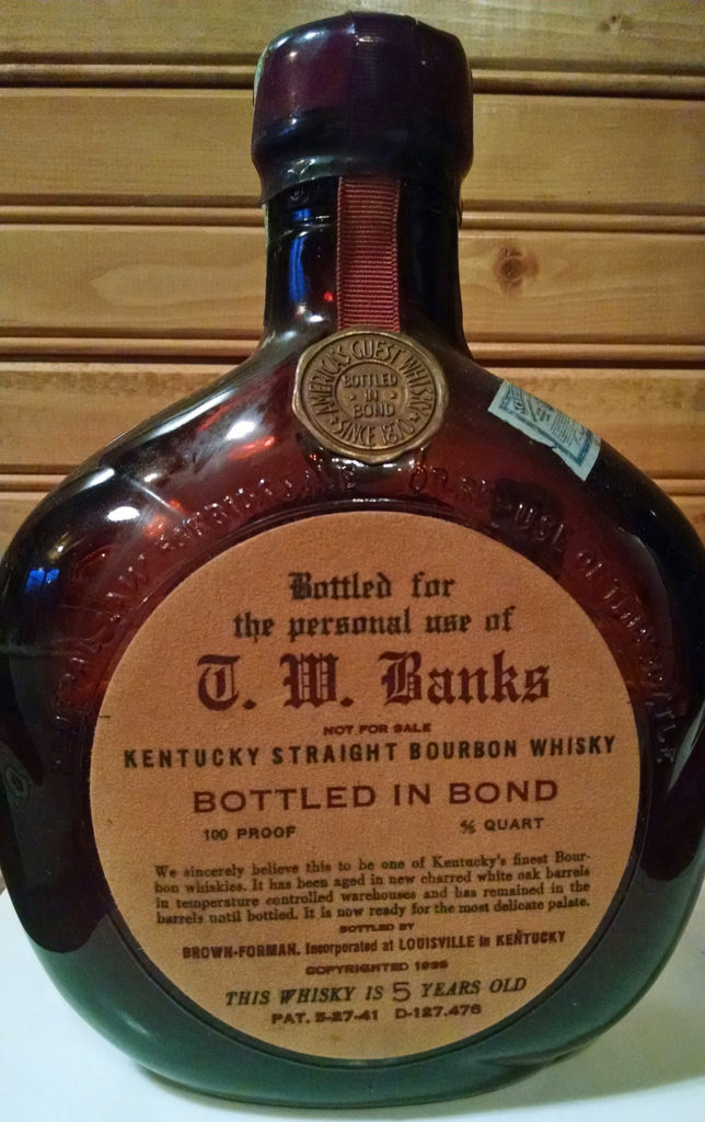 Whisky Bottled for TW Banks