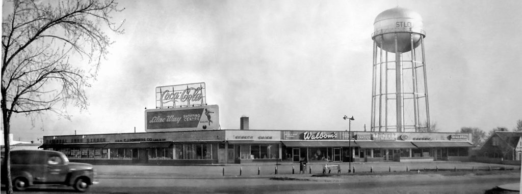 Lilac Way 1950. Panorama edit by Emory Anderson.