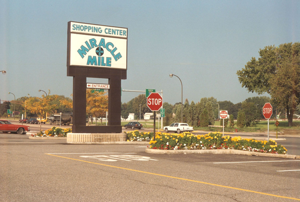 Miracle Mile Pylon Sign Mid 1990's