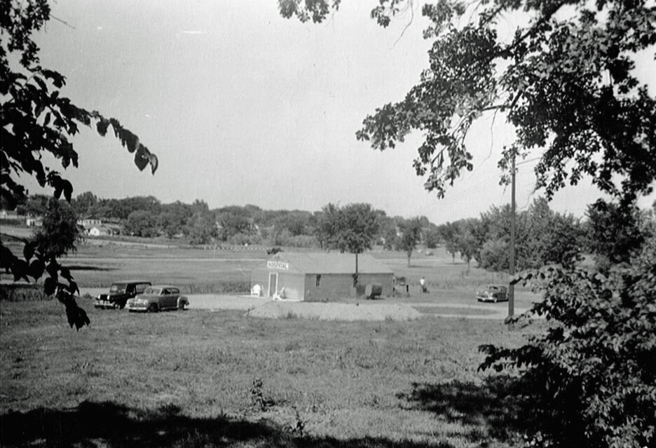 Park Pet Hospital from 2 Quonset Huts 1947