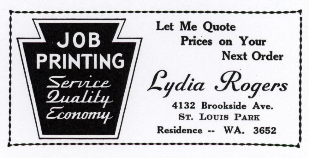 Cards and prices - Lydia